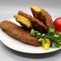 Beef Kotlet · ground beef mixed with potatoes, eggs & seasoning before fried on both sides.