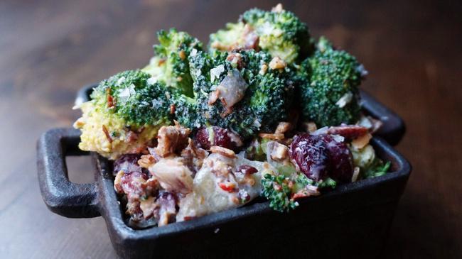 Broccoli Salad · with toasted almonds, red onion, dried cranberries, bacon, and house-made creamy dressing