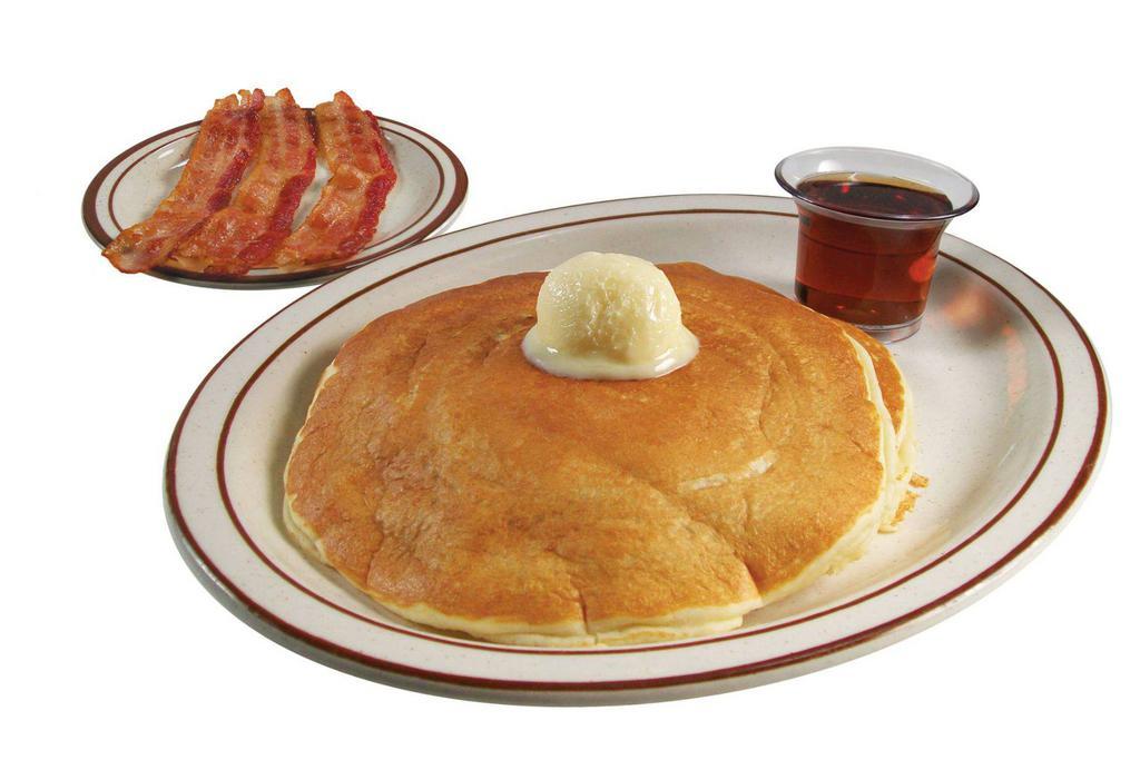 Two Wheatcakes with Breakfast Meat · Your choice of bacon, ham, or sausage (patties or links).