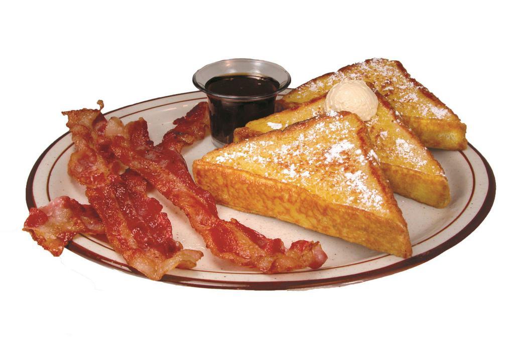 French Toast with Breakfast Meat · Your choice of bacon, ham, or sausage (patties or links).