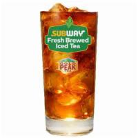 Subway Fresh Brewed Tea · Refresh yourself with Subway’s fresh brewed iced tea, crafted by Gold Peak. Real fresh brewe...