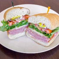 1. The Johnny-O Sandwich · Ham, salami, prosciutto, provolone and Italian dressing.