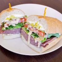 6. The Tom Slick Sandwich · Roast beef, bomb sauce and cream cheese.