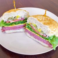 7. The Nondo Sandwich · Pastrami, choice of cheese and toppings.