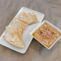 Hummus · Dip made from chickpeas.