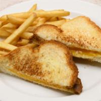 Grilled Cheese Sandwich · with fries
