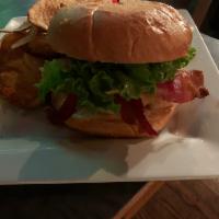 Chicken and Avocado · Crisp hickory smoked bacon, sliced avocado, pepper jack cheese, tomatoes, crisp lettuce, red...