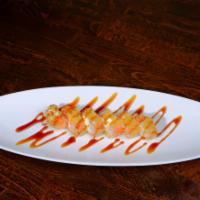 kanni chese tempura · kanni & chese deep fried   eel suace