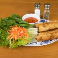 27. Fried Egg Roll · 6 rolls. Chau gioo 6 cuon. A combination of pork, shrimp, beansprouts, celery, carrots, cabb...