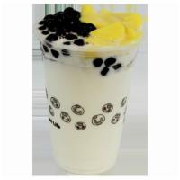 Yellow Moo Milk · Lactaid milk with Tapioca bubble and Pudding