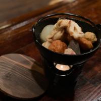Oden · Assorted oden (simmered various ingredients)
