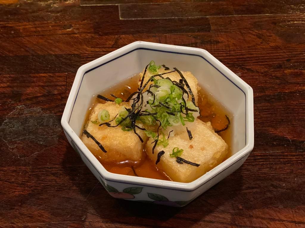 Agedashi Tofu · Lightly fried Tofu