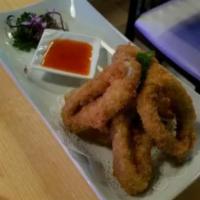 Fried Calamari · Deep-fried crispy and lightly battered with tempura dipping.