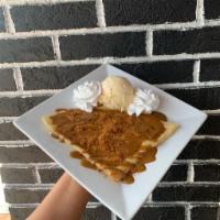 Cookie Butter Crêpe · Comes with a rich and creamy shortbread cookie spread made with Biscoff® cookies.  Comes top...