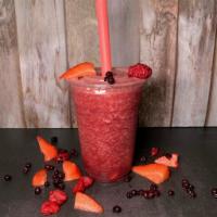16oz Smoothie · A fruity delight, perfect to cool off on a hot day.  Smoothies come with a base of water or ...