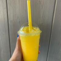 16 oz Slushies · A blended ice with a variety of fruity flavors to choose from.