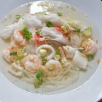 Seafood Noodle Soup · Quart of soup.