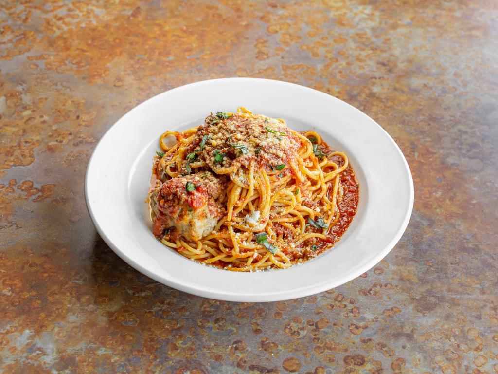 Spaghetti · Served with our homemade meat sauce.