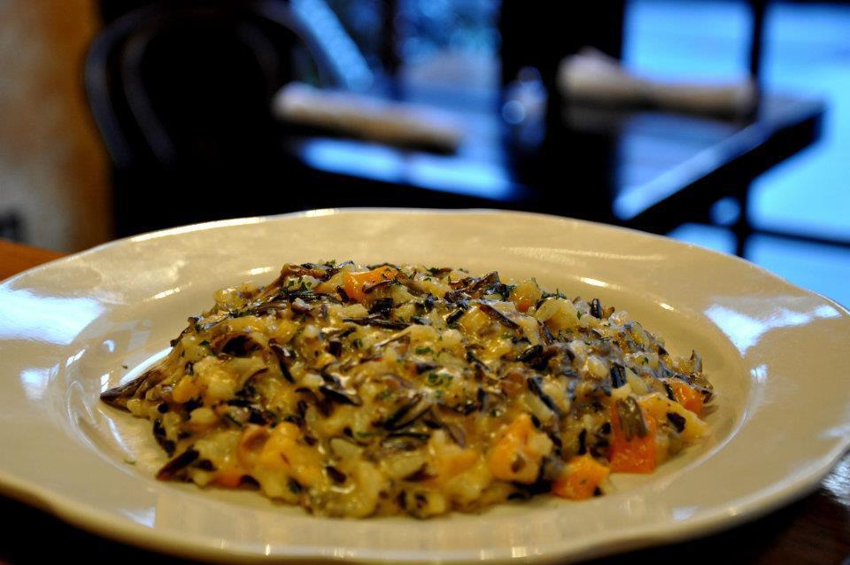 Risotto Selvagio · Risotto with wild rice, butternut squash and wild mushrooms.