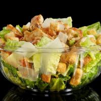 Grilled Chicken Caesar Salad · Romaine, croutons, shaved Parmesan cheese and grilled chicken breast with Caesar dressing on...
