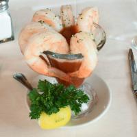 Jumbo Cocktail Shrimp · Served with Cocktail Sauce