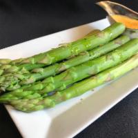 Asparagus · Steamed, Grilled or Sauteed in Garlic