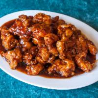 General Tso's Chicken · Hot and spicy.