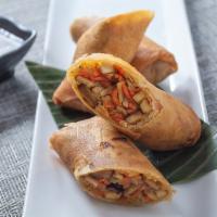Vegetable Spring Roll · Vegetables with pickled plum sauce.
