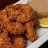 “RA”ckin’ Shrimp · Panko-breaded crispy shrimp; served with ginger terikayki dipping sauce
