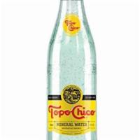 Topo Chico (sparkling mineral water) · Topo chico sparkling mineral water has 0 calories, 0 g. of sugar and 0 g. of fat. this spark...