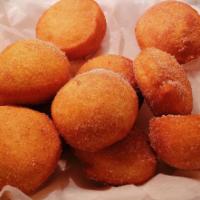 Chinese Donuts (10pc) · Warm donuts freshly fried to order and tossed with Saigon cinnamon and cane sugar.
