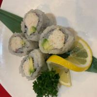 California Roll · Crab meat and avocado. Cooked.