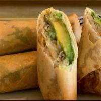 16. Avocado Spring Rolls · 4 pieces. Fresh avocados, carrots, cabbages, and crystal noodles wrapped in spring roll skin...
