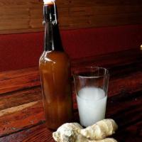House Fermented Ginger Beer · House fermented ginger beer in non alcoholic, but it is a live culture