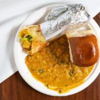 Pav Bhaji Pod · Pav bread and bhaji (Indian veggie medley) and a single roll with choice of filling for the ...