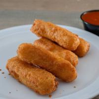 6 Mozzarella Sticks · Served with marinara sauce.