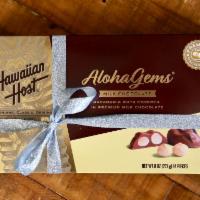  Hawaiian Host Chocolate covered Macadamia · Box of Premium Aloha Gems. Chocolate covered macadamia nuts. 14 pieces. Makes a lovely gift....