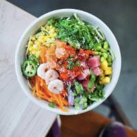 Poke Bowl with 3 Proteins · 