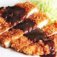 Chicken Katsu · Deep fried in bread crumb batter 