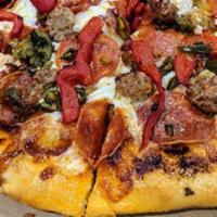 Dragon's Lair Pizza · Take a walk through the dragon's lair. Lures you in with sweet, tempting flavors and breathe...
