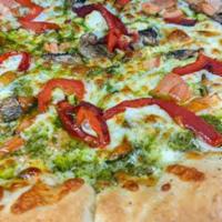 Angela Pizza · Vegetarian pizza. Many thanks to our loyal patron, angela, for this stunning customer creati...