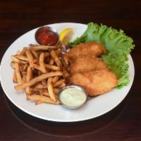 FISH N’ CHIPS · Hand breaded Alaskan cod in Mac and Jack's panko crust. Choice of house cut fries or garlic ...