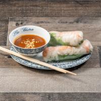 2. Goi Cuon · Fresh spring rolls. Rolls of shrimp, vermicelli and lettuce wrapped in rice paper. Served wi...