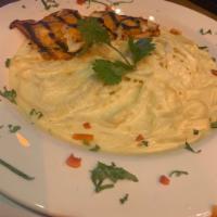 Tequila Chicken Fettuccine · Tequila infused Chicken on a bed of Fettuccine with Mexican Flavor Inspired Alfredo Sauce.