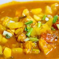 Patia (Britisa Inspire) · Gluten-free. Spicy. Sweet mango curry, green onions and ginger flavor spiced.