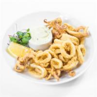 Fried Calamari · fried squid  lemon aioli