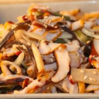 Squid Salad · Smoked squid with Asian vegetables.