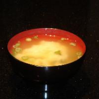 Miso Soup · Enoki mushrooms, tofu, scallions and seaweed served in soy bean fish broth. Vegetarian also ...