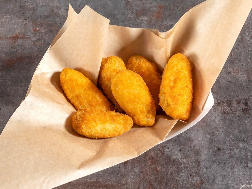 JALAPENO CHEDDAR POPPERS 6pc. · FRIED JALAPENO CHEDDAR POPPERS VERY SHAREABLE AND YUMMY!