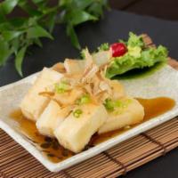 A4. Age Tofu · Bean curd made from soybeans.